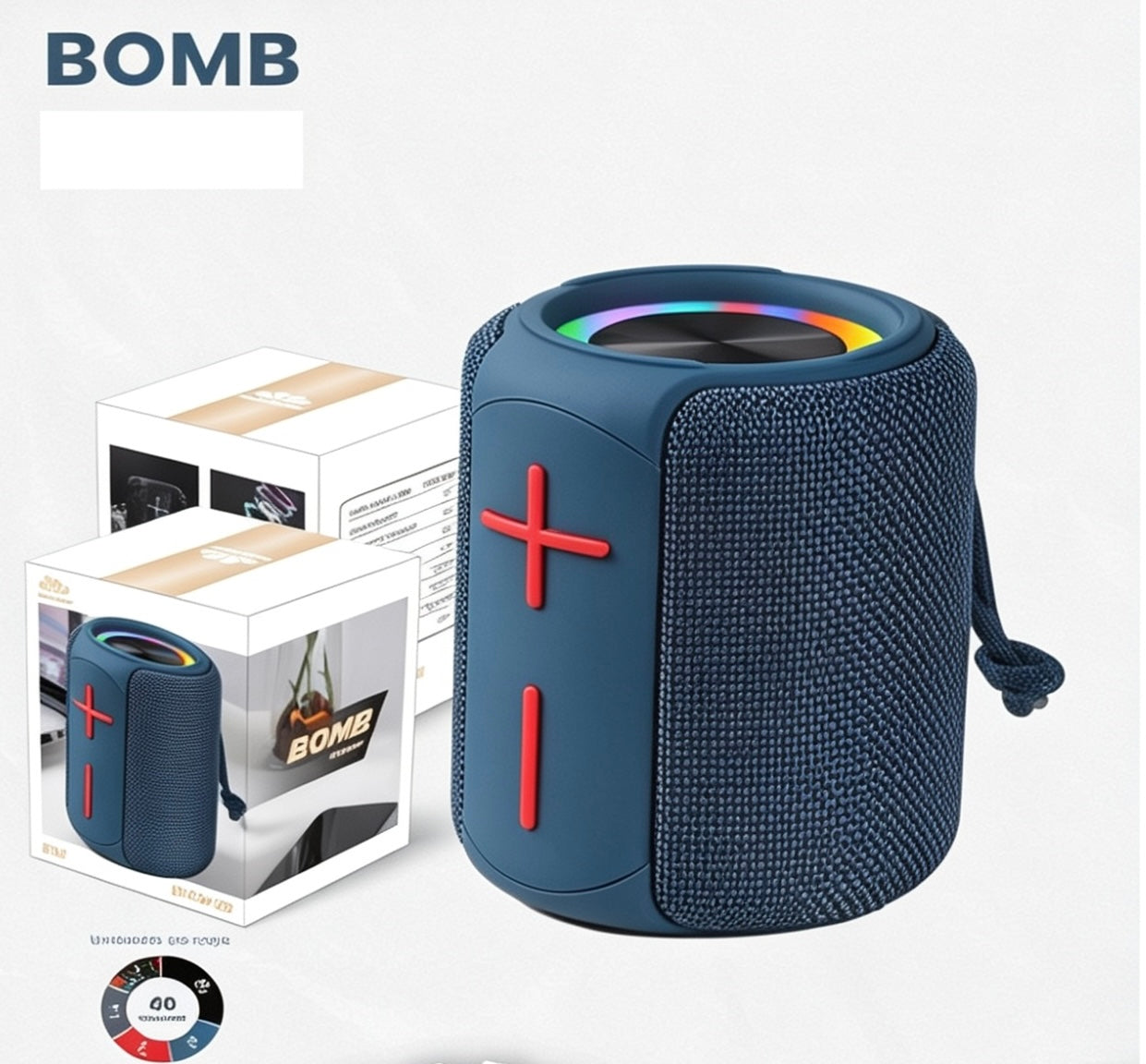BOMB - Parlante Bluetooth Movisun