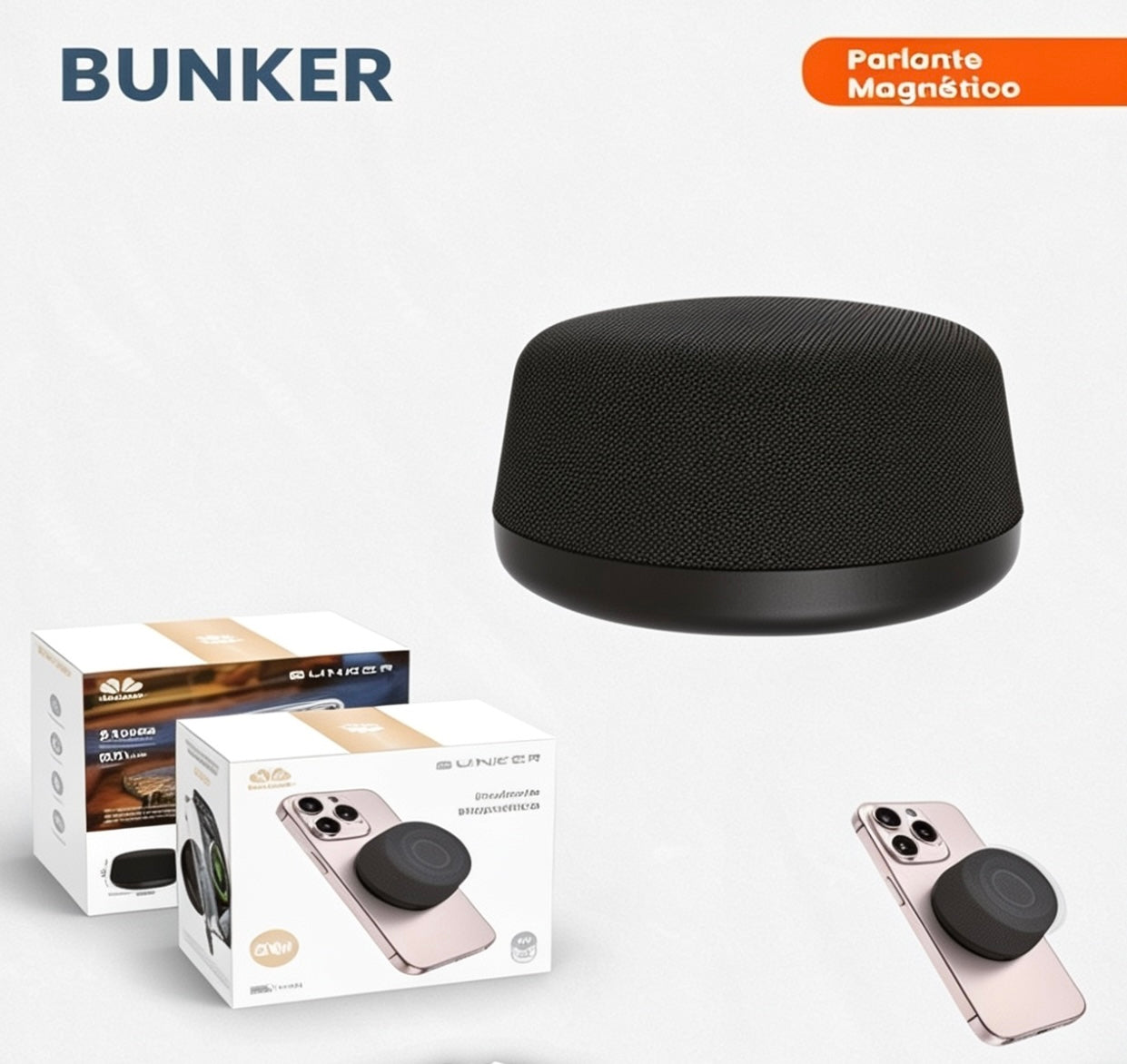 BUNKER - Parlante Magnético Movisun