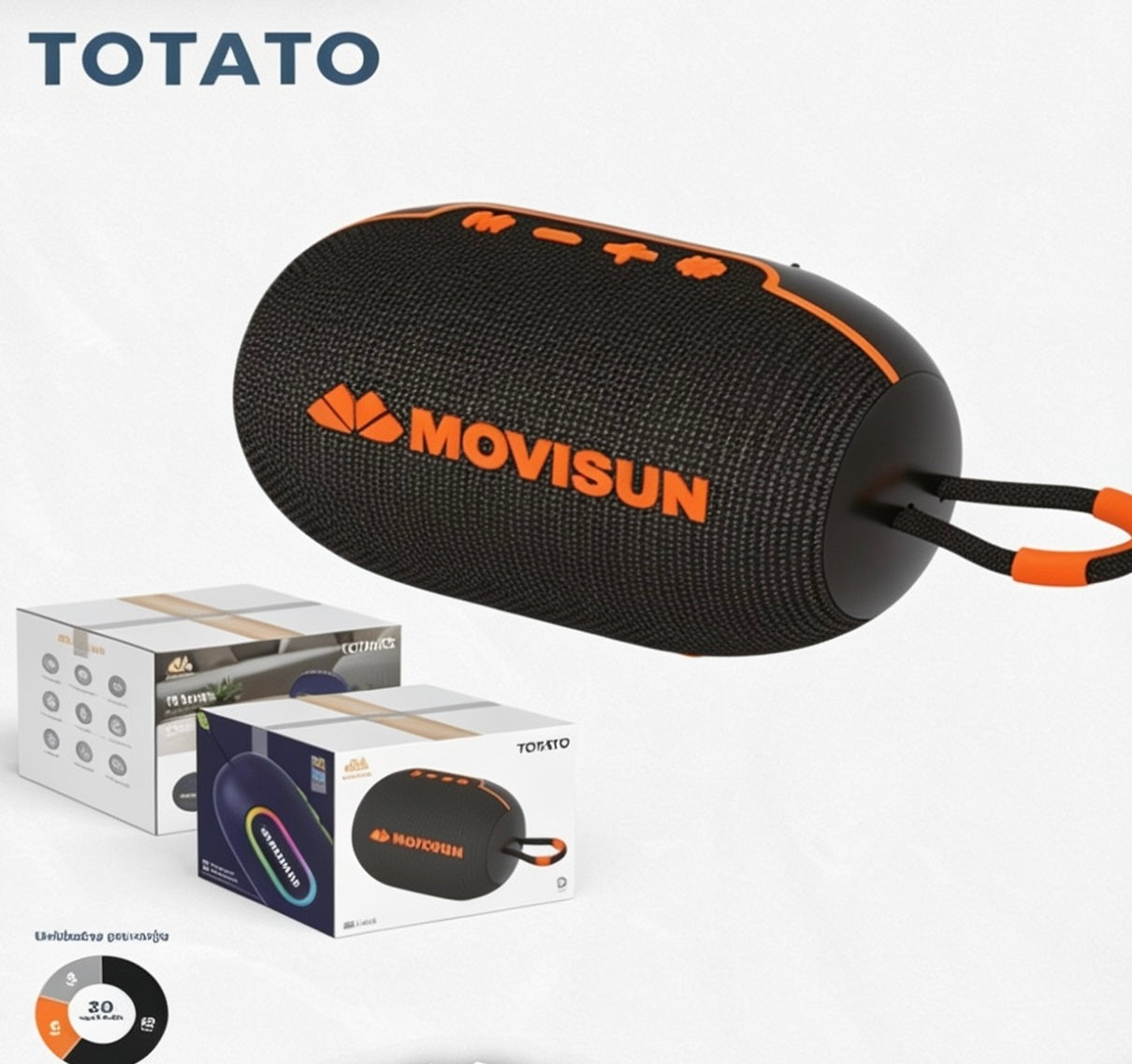 TOTATO - Parlante Bluetooth Movisun